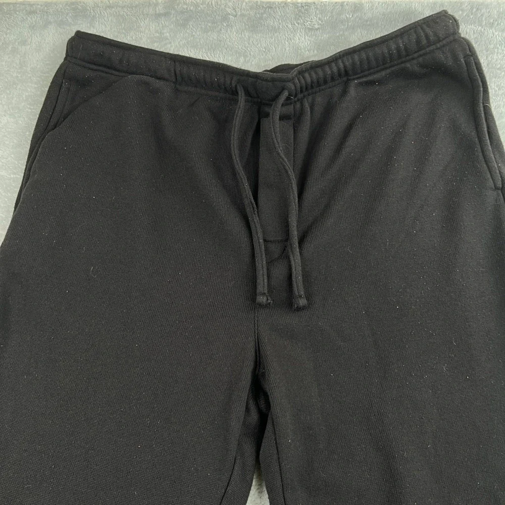 Sonoma Fleece Lined Sweatpants XL Black Men Relaxed Fit Loungewear LS93J200RS